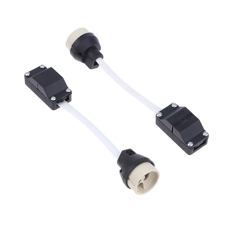 

5Pcs/pack GU10 Lamp Holder With Terminal Box Socket 2A 250V Ceramic Lamp Base Connector 18.0*2.7CM