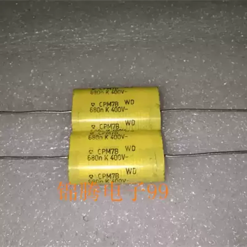 5-30pcs French Thomson CMP7B 0.68UF 400V 680NF 684 Axial Thin Film Thermal Capacitor