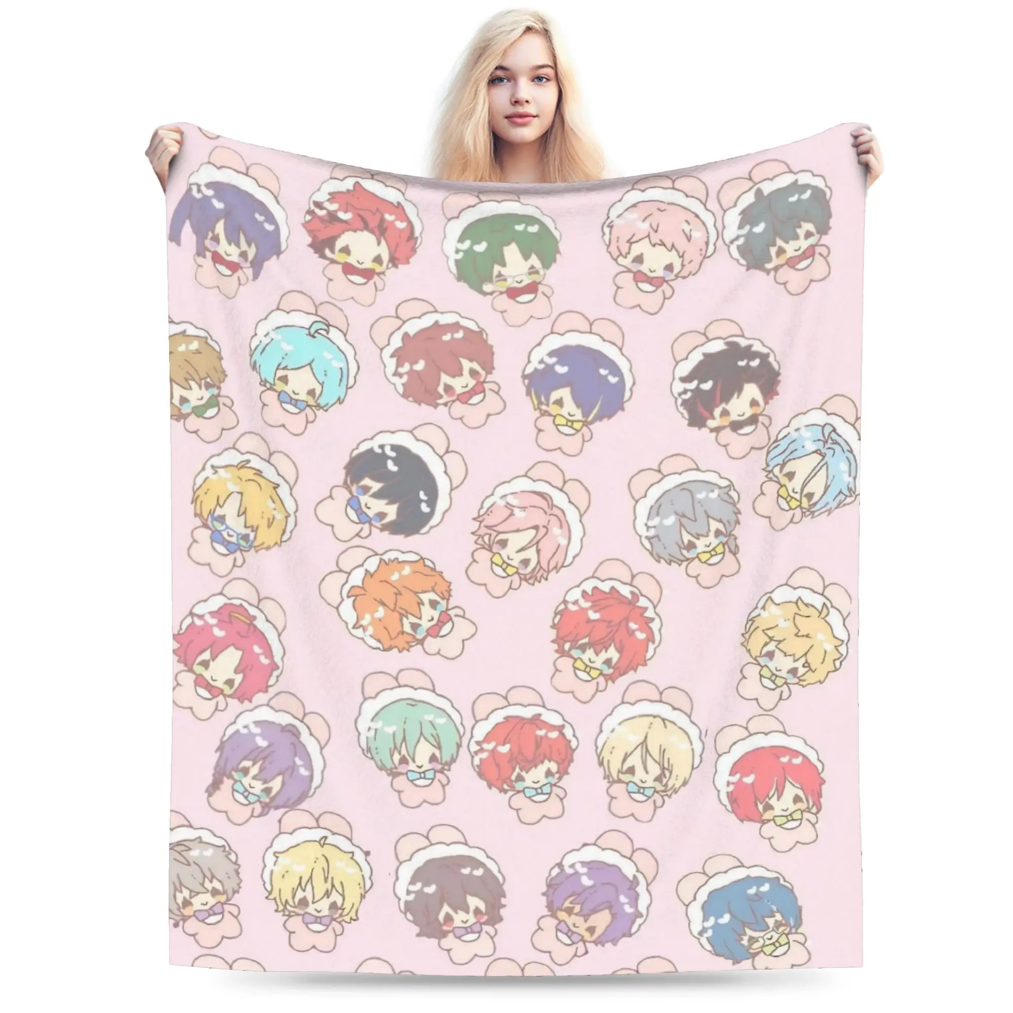 E-Ensemble-Stars Blanket Multi-size Soft and Lightweight  Throw Blankets for Sofa Couch and Bed
