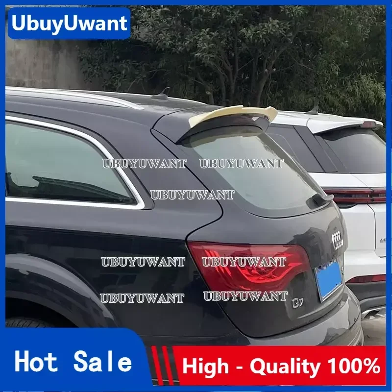 For  Audi Q7 2007 2008 2009 2010-2015 High Quality ABS Material Glossy Black Rear Spoiler Wing Trunk Lid Cover Car Styling