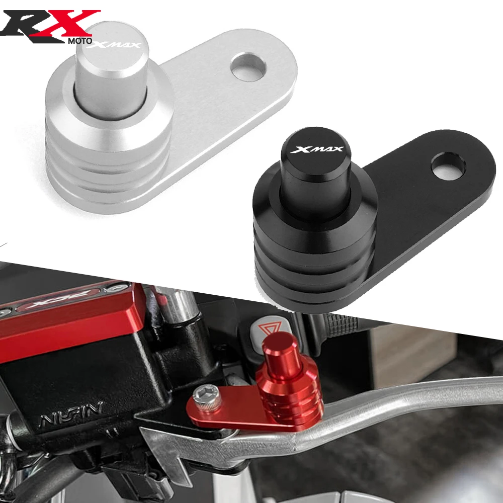NEW For Yamaha XMAX 400/300/250/125 Motorcycle Accessories Brake Lever Parking Button Semi-automatic Lock Switch With Logo XMAX
