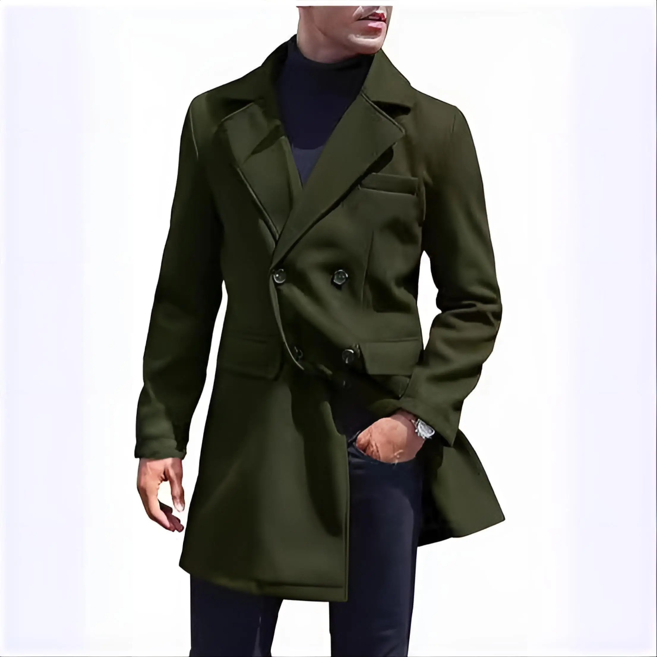 

Wool Blend Coat Oversized Man Peplum Cut Fitted Top Flared Waist Slim Skinny Narrow Tight Close Body Hugging Form Fitting Shape