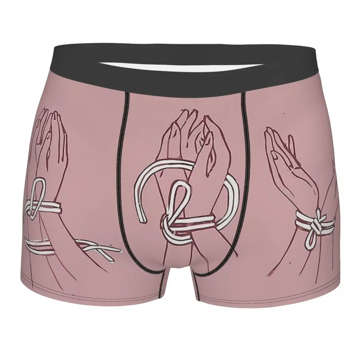 Shibari Hands BDSM Bondage Discipline Dominance Submission Sadism Masochism Underpants Panties Man Underwear Shorts Boxer Briefs