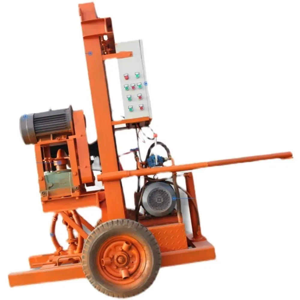 Ground source heat pump drilling machine portal frame large diameter deep water well special pile driver 150 meters