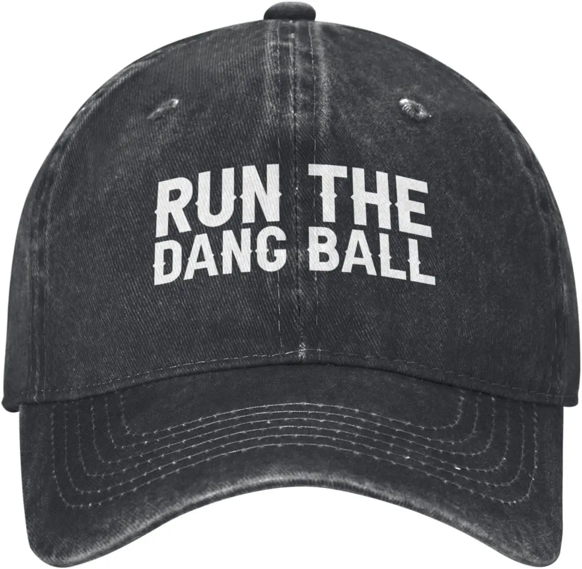 

Бейсболка Run The Dang Ball из состаренного хлопка, регулируемая, в стиле Dad Hat, повседневная, для взрослых