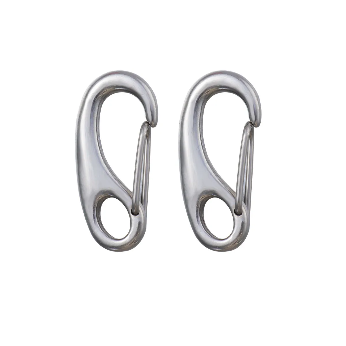 2Pcs Stainless Steel Pet Id Tag Clamps Clips for Dogs Cats Easy Collar Change Holder Pet Id Tag Clip