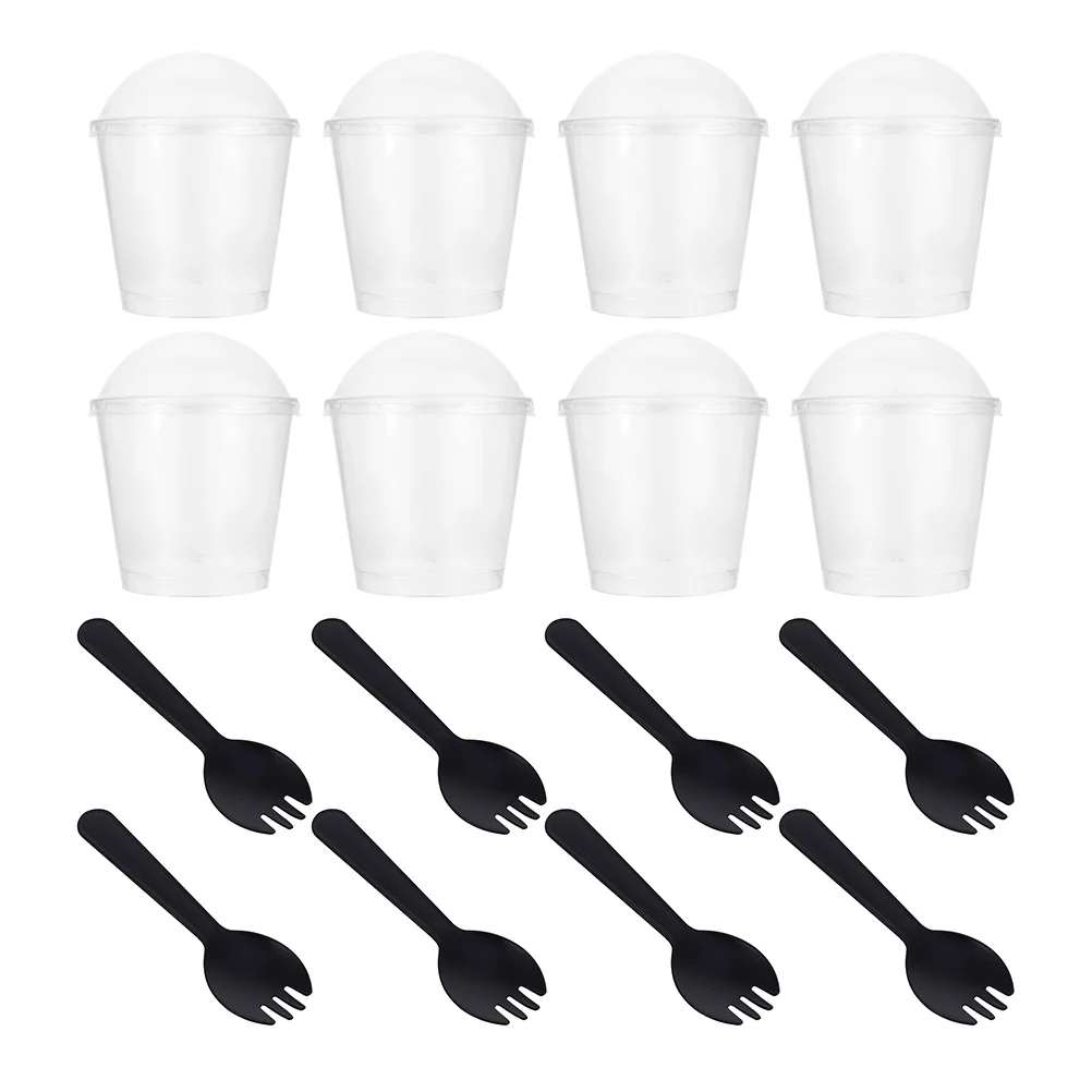 

Disposable Mousse Cups Transparent For Tiramisu Pudding Ice Cream Dessert Takeout Packaging Cake Storage Holder Cold Drink