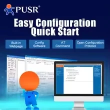 Picture 3: PUSR TTL to Ethernet Module Plug-in packet design with 1*TTL, 1*RJ45 port 10Mbps ETH USR-TCP232-T0
