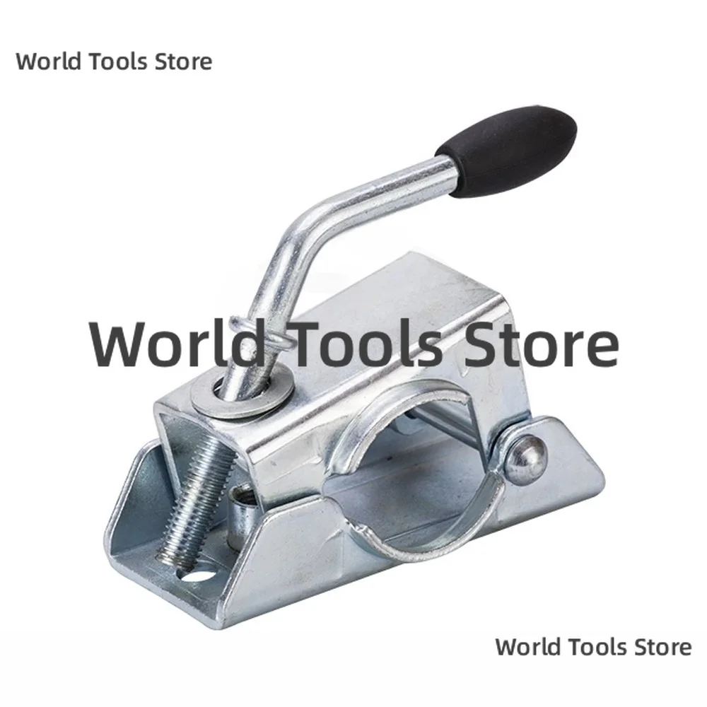 Manual Crank Trailer Stabilizer Jack European‑Style Landing Gear Support Leg with Guide Wheel Accessory