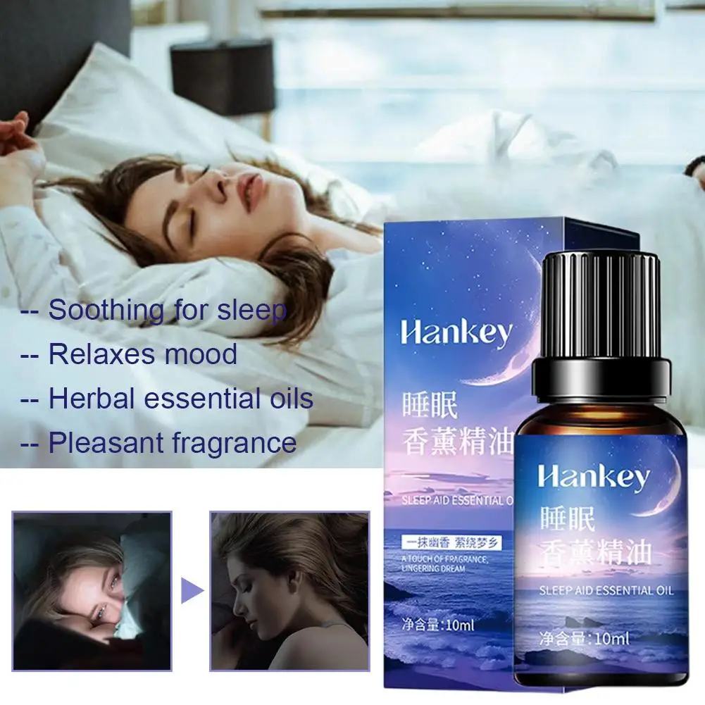 

Lavender Sleep Aromatherapy Essential Oil Relieve Stress Natural Plant Air Freshener For Aroma Diffuser Humidifier 10ml