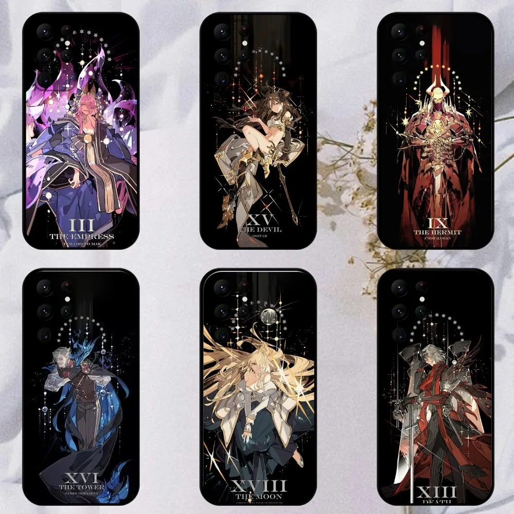 

Fate-Grand-S Order Anime Phone Case For Samsung S23,23,22,30,21,10,9,Note20 Ultra,Lite,Ultra,5G,Plus,FE,Black Soft Case