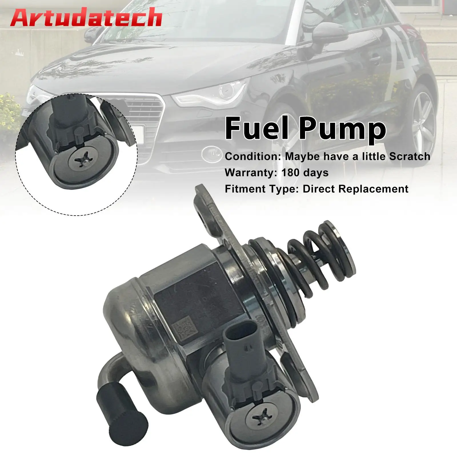 

Artudatech High Pressure Fuel Pump 04E127026F Fit for VW Golf Fit for Audi A3 Fit for Seat Ibiza 0261520234
