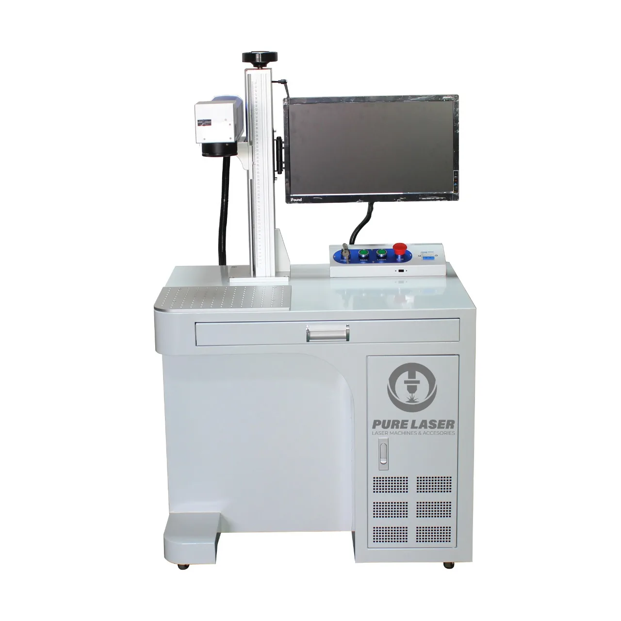 

Shangdong 50W Metal Desktop Fiber Laser Marking Machine