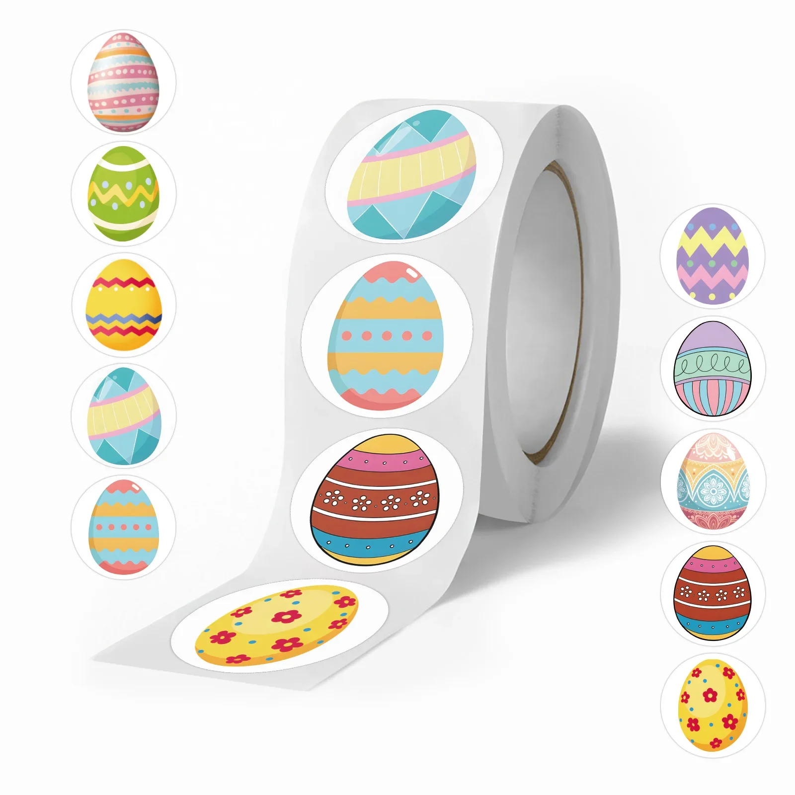 500PCS Vivid Easter Egg Sealing Sticker Exquisite Fashion Sticker for Phone Computer Notebook Stationery DIY Toys Secret