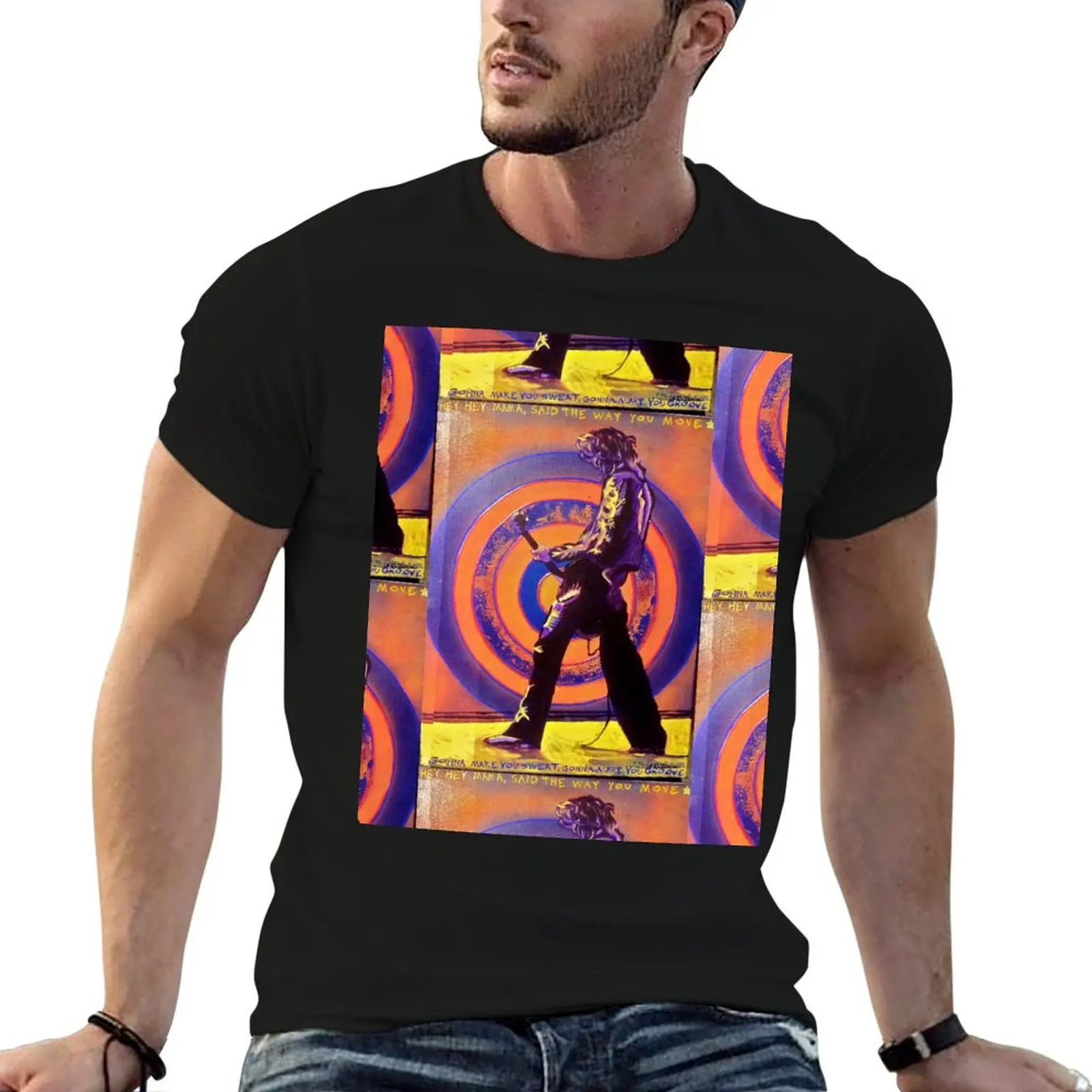 

Rock and Roll T-Shirt cotton t shirt pack man graphic t shirt t shirts for man slim fit T-shirt