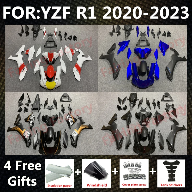 Motorcycle full Fairing Kit fit For YZF1000 YZFR1 YZF-R1 R1 R1M 2020 2021 2022 2023 2024 2025 20 Bodywork fairings kit