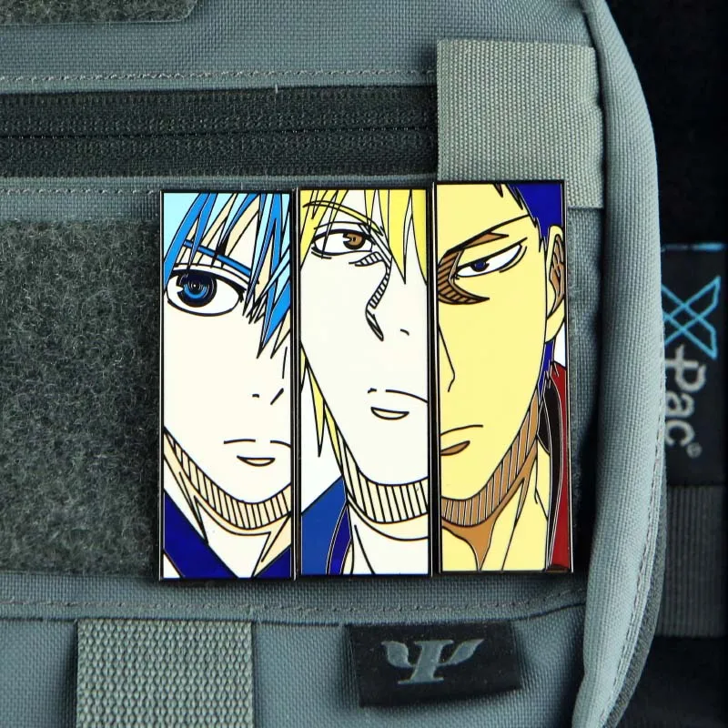 Kuroko's Basketball Metal Patch Kuroko tetsuya kise ryouta midorima Shintaro aomine Daiki murasakibara Atsushi FIGURE