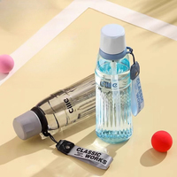 720ML Water Bottle Liter Stay Hydrated Tritan Material Plastic Sport Bottle  Sports Outdoor Fitness Office Running Student