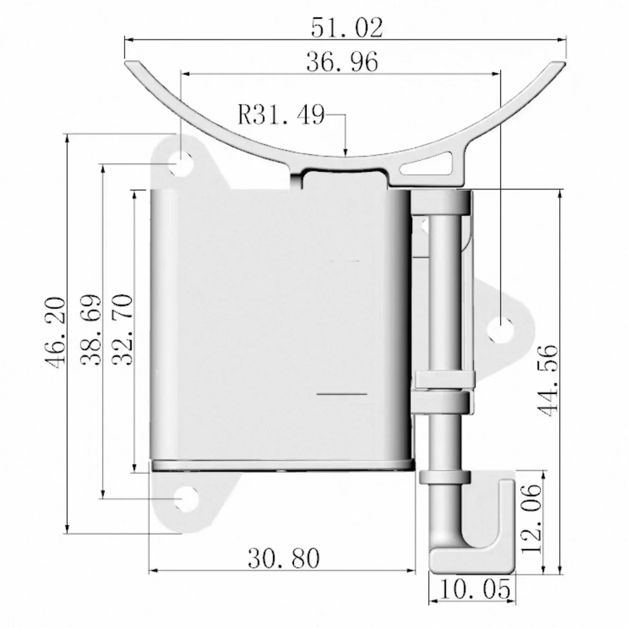 Universal Semi-Automatic Fingerprint Lock Motor Clutch Intelligent Electronic Lock Spare Parts for Security Systems