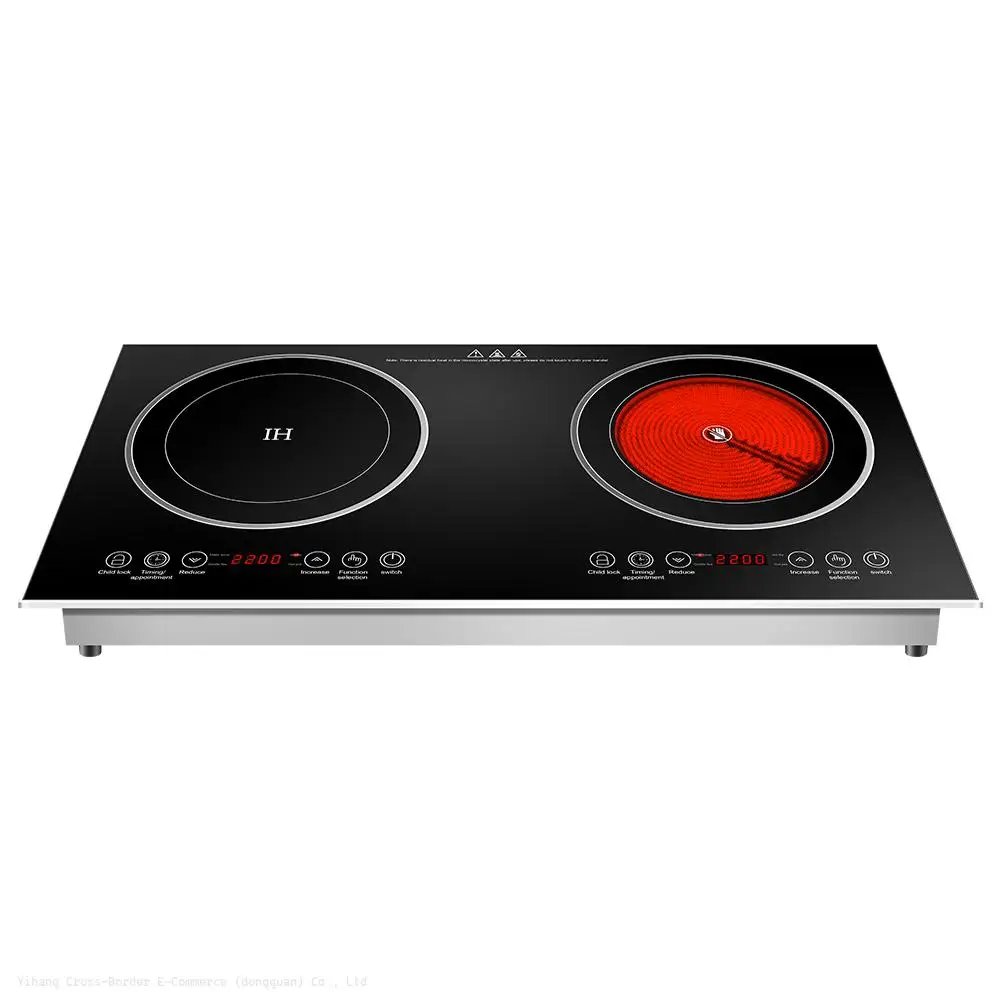 Hot Sale High Quality Household  Two-burner Built-in Flat Commercial Induction Cooker