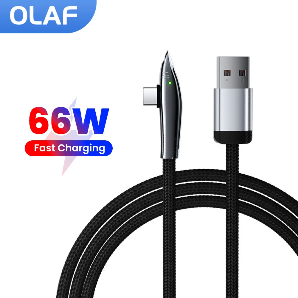L-Shape 100W Type C to Type c Data Cable Fast Charging for iPhone 17 16 15 Huawei OPPO Honor 66W USB Type C For Samsung 23