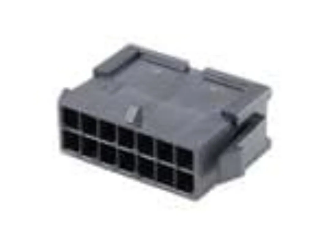 (5-20pcs) 0430201400 MOLEX Micro-Fit 3.0 Plug Housing Dual Row 14 Circuits UL 94V-0 Panel Mount Ears Low-Halogen Black 430201400