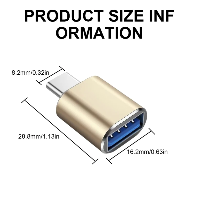 ポータブル Type C USB3.0 コンバータ OTG による外部デバイス接続のサポート