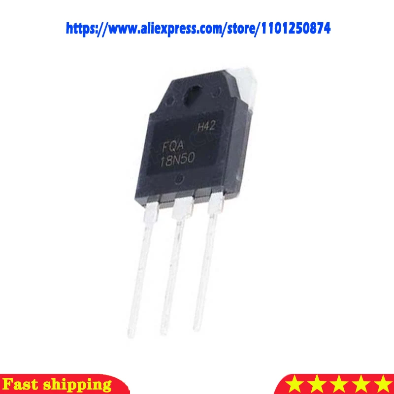 5PCS FQA18N50  AV218N50  AV2 18N50 TO-3P new original In Stock