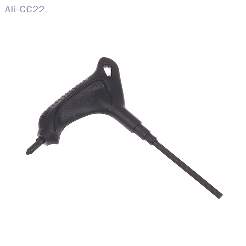 {CC22}  Inline Skates Shoes Toe Stop Spanner 4MM T Handle Wrench Roller Skates Maintenance Repair Tool Portable Screwdriver