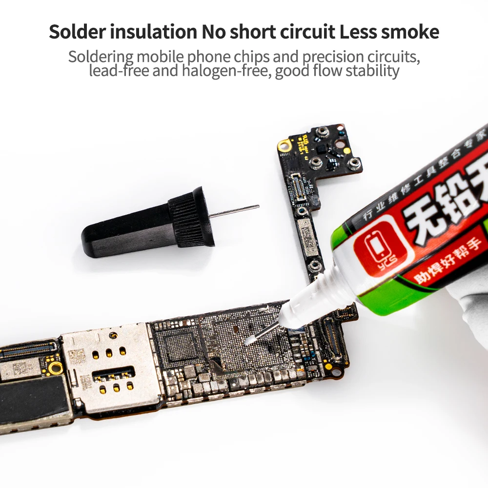 YCS 15ml Lead-free Halogen-free Solder Paste Easy To Tin Insulated for Mobile Phone Repair Chip Circuit Welding Soldering Tool