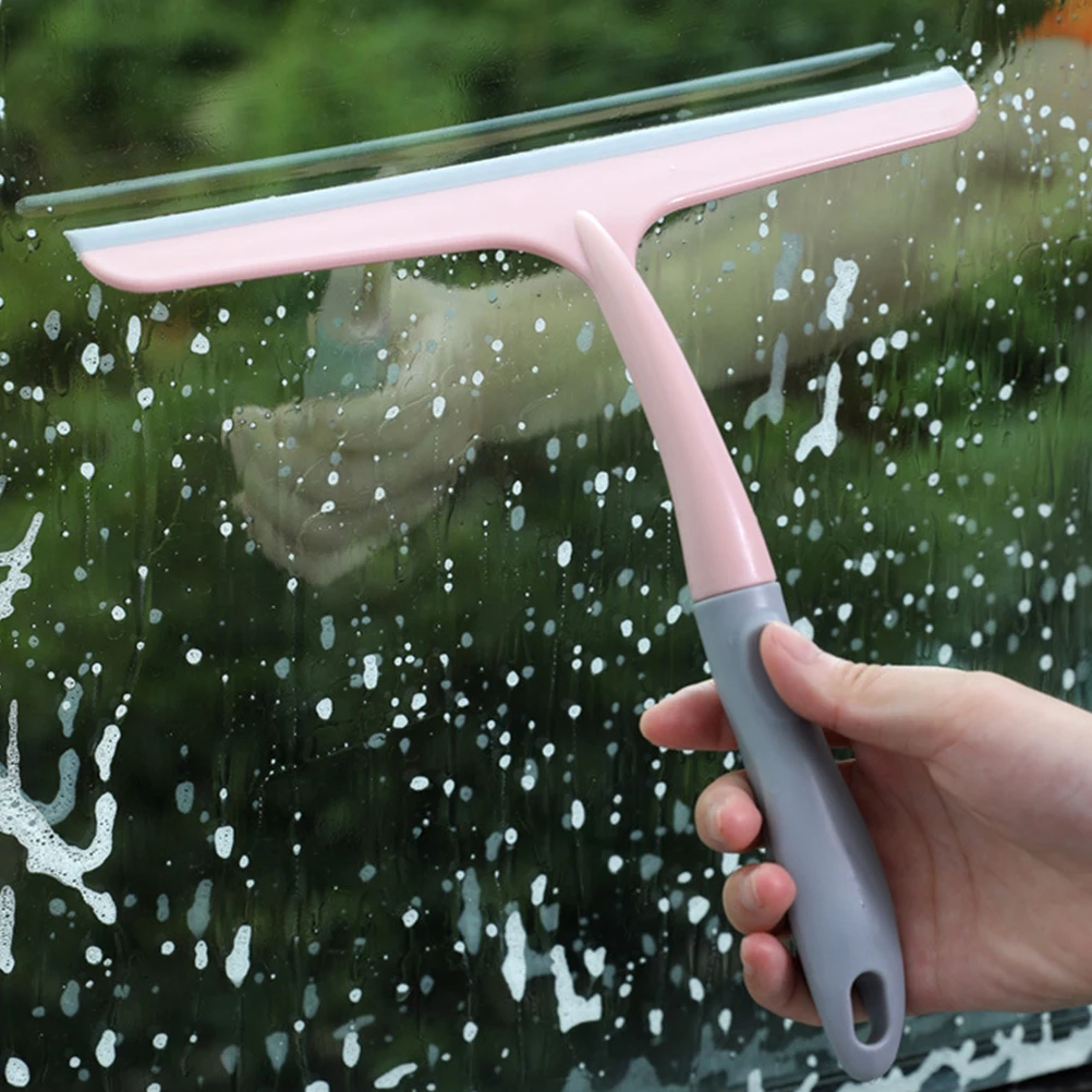 

3pcs Plastic Glass Cleaning Tool Household Cleaner Scraper Squeegee for Window Bath Mirror Car Easy Use