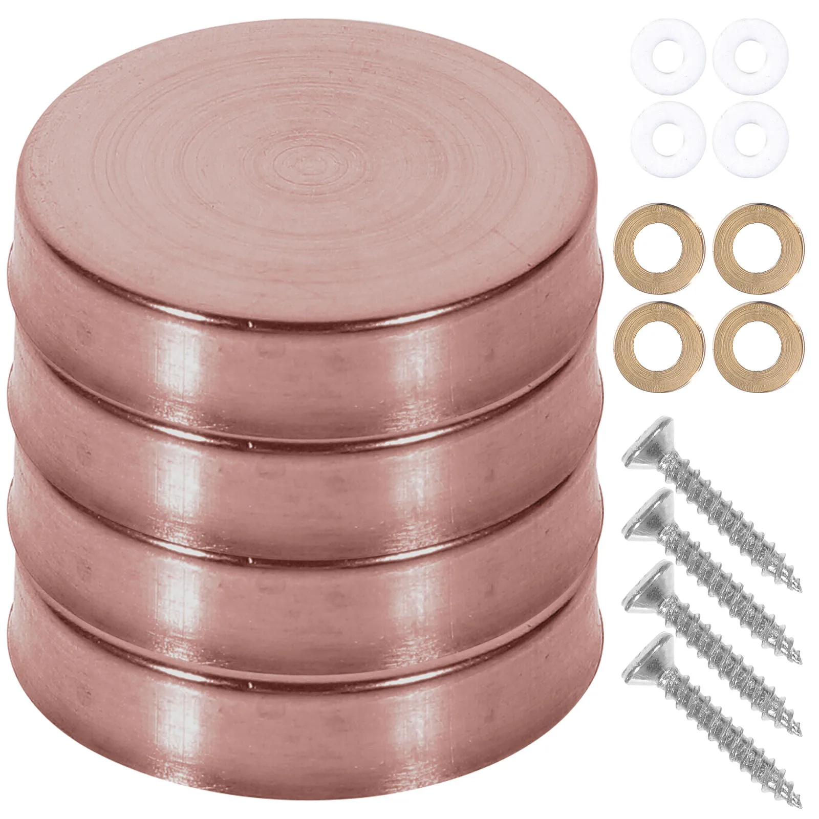 

20Pcs Glass Fixing Nail Stainless Steel Screw Covers Mounting Hardware Bathroom Kitchen Panels Easy Installation Durable