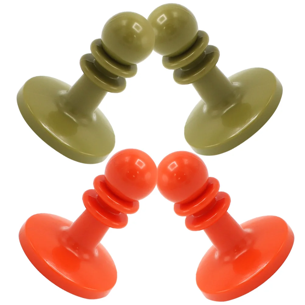

4 Pcs Tent Pole Protective Caps for Camping Safety Anti Thunder Hat Lightweight Portable Red Green Outdoor Gear