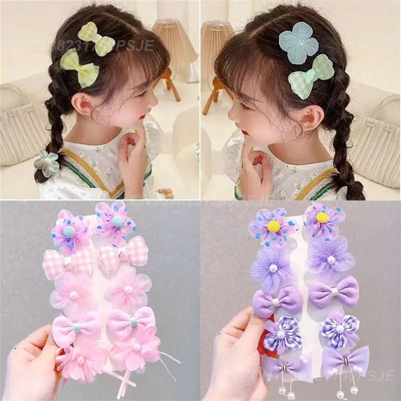 Bow Hairpin Flower Haircard Hair Bangs Clip