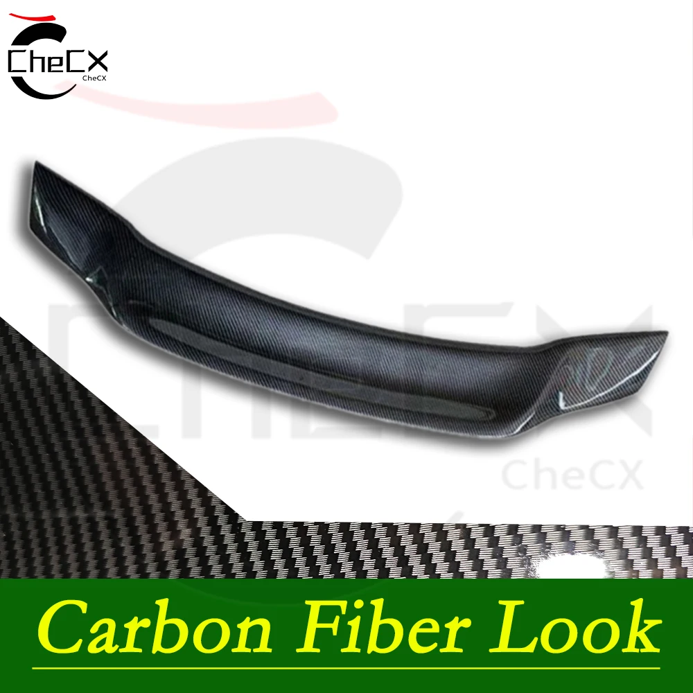 Voor 2012-2016 Audi A6 S6 C7 100% Real Carbon FiberHighquality Achterspoiler Coupe Kofferdeksel R Stijl Helder zwart Achterspoiler