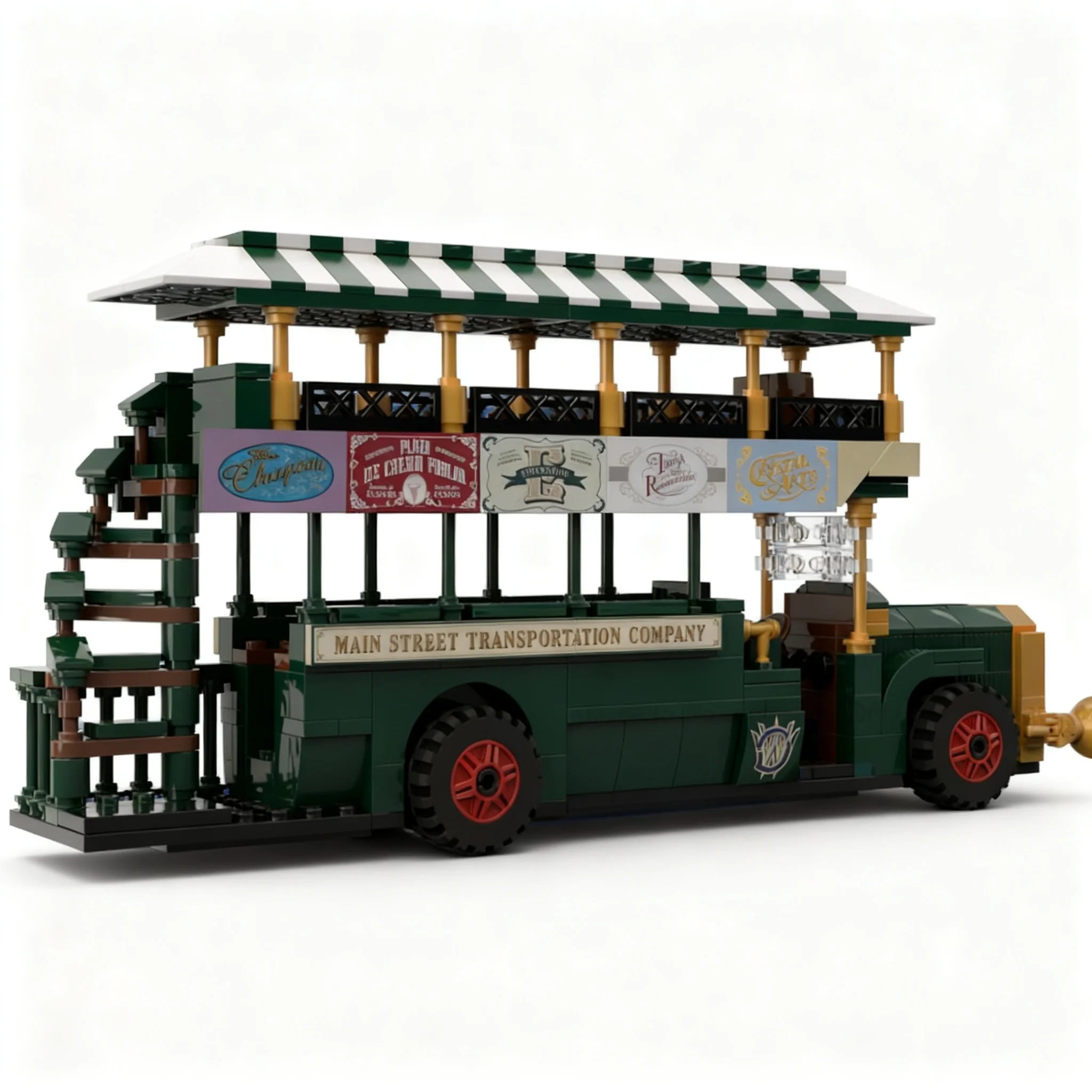 14020pcs MOC Disnay Magic Kingdom Town Square Plaza Model Building Blocks Christmas Gift Toy Architecture Brick Assemble DIY