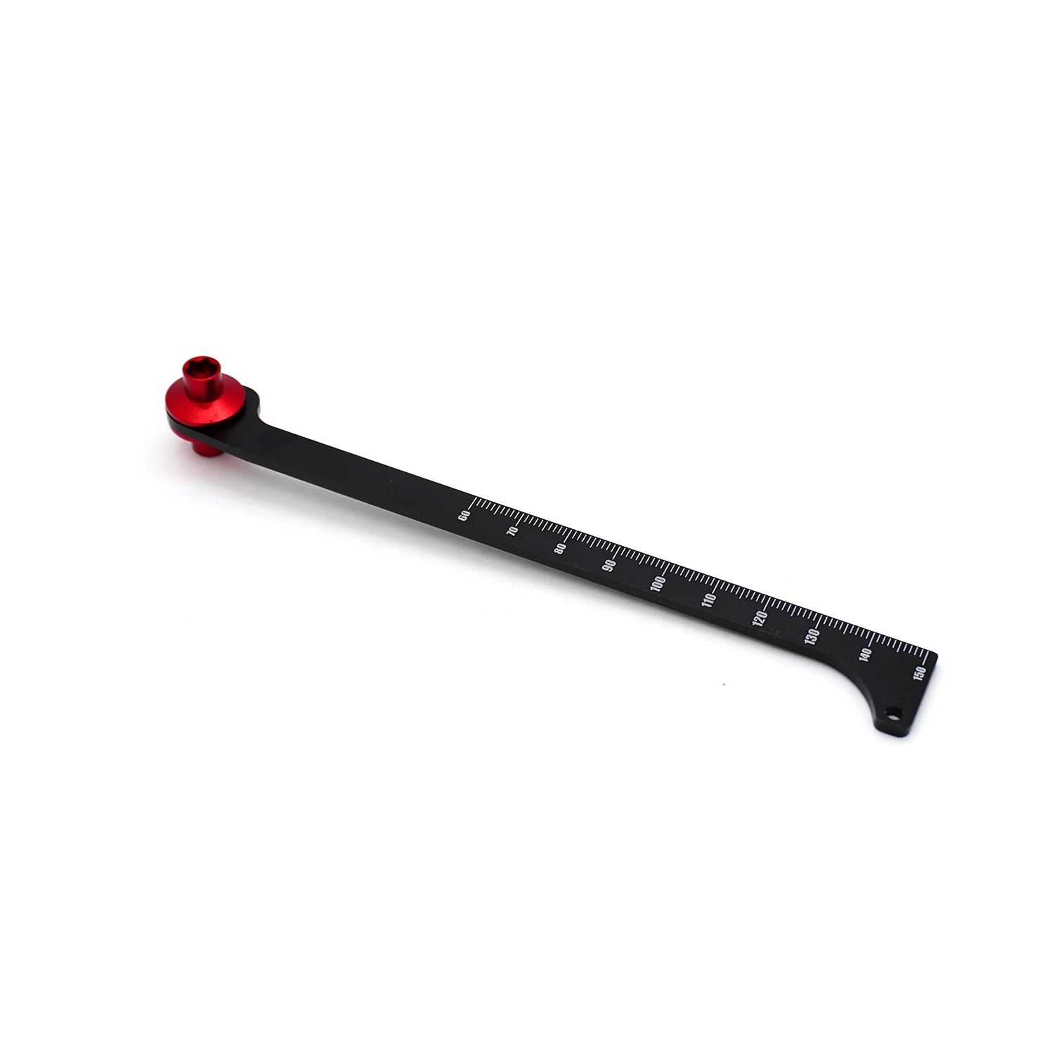 60-150mm Aluminum Tool Shock Absorber Travel Measuring Ruler for 1/8 1/10 Arrma Traxxas Axial Scx10 RC Off-Road Truck Buggy Cars