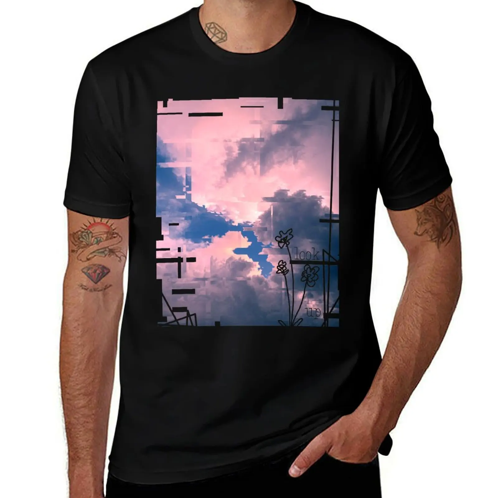 

Look Up T-Shirt vintage clothes essential t shirt kawaii clothes man clothes funny t shirts men