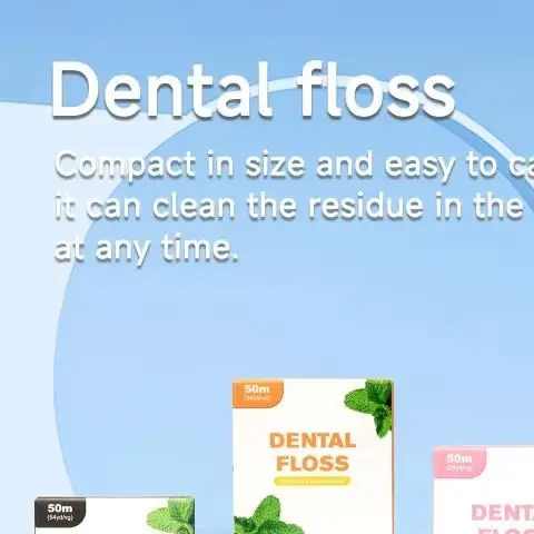

50m Dental Flosser Oral Care Essential Floss Roll Toothpicks Dentistry Floss With Case Dental Hygiene Teeth Clean Tools