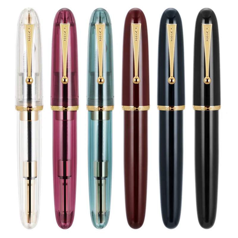 

Роскошная перьевая ручка JinHao 9019 Dadao, акриловая прозрачная ручка, наконечник 40 мм, канцелярские принадлежности, офисные школьные принадлежности, ручки для письма