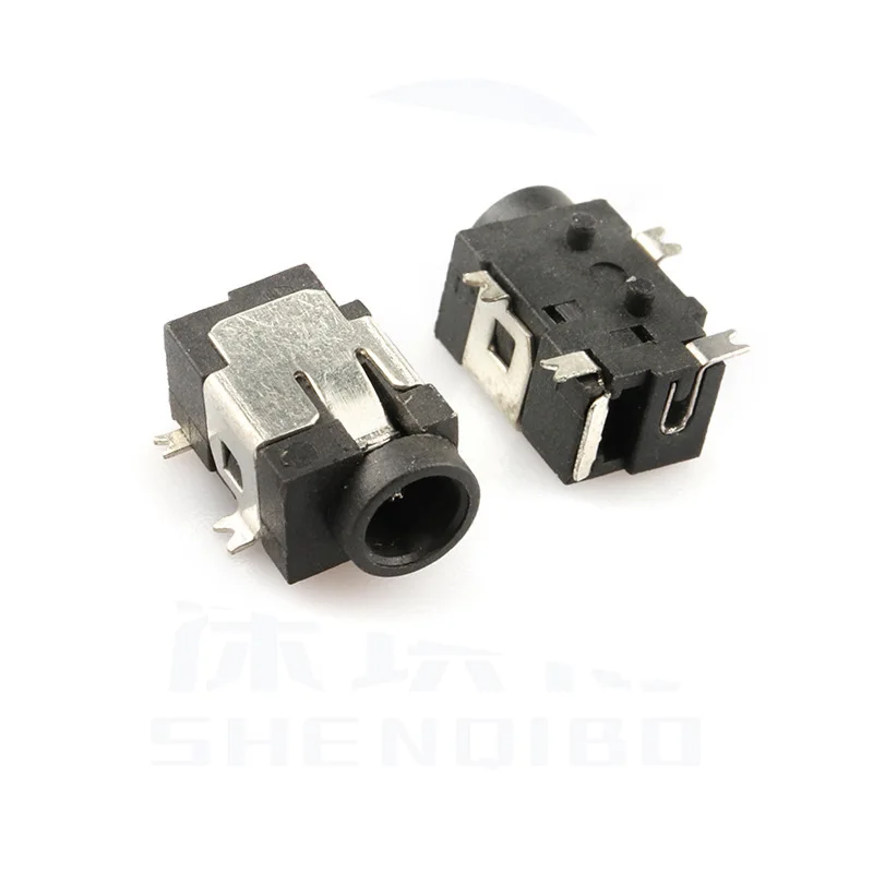 

10PCS DC031A DC Power Supply Jack Socket Female Panel Mount Connector 3.5mm 1.35mm DC-031A 3.5*1.35