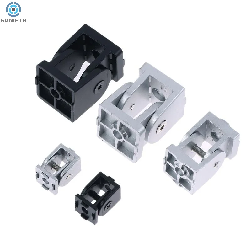 1PC For 20 30 40 Series Aluminum Profiles 2020/3030/4040 Zinc Alloy Hinge Industrial Aluminum Adjustment Angle Connector