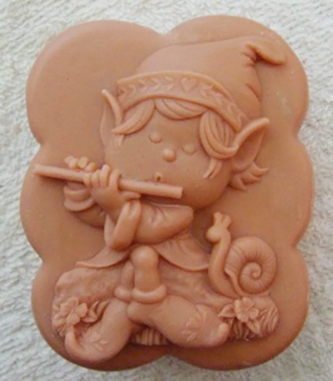 1pcs Elves with Whistling(ZX0143) Silicone Handmade Soap Mold Crafts DIY Mold