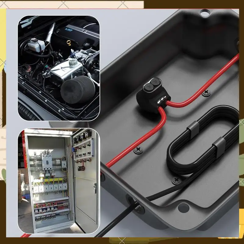 

2-портовый изолированный многокранный разъем 4–14 AWG с алюминием и медным проводом, односторонний вход, соединяет 5 шт.-ABNJ
