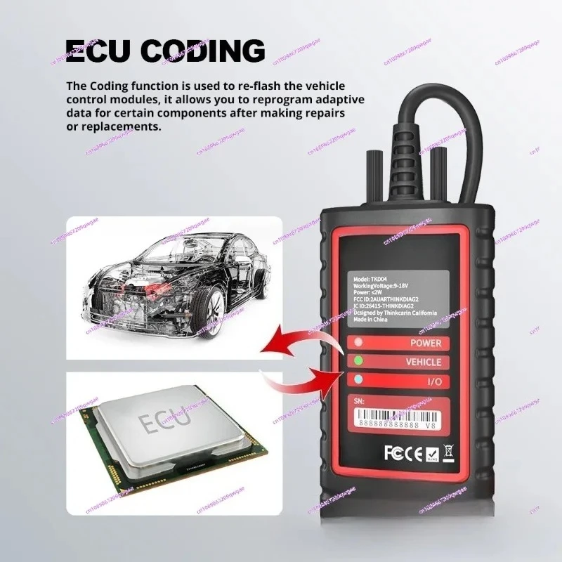 Multi-Language Car Fault Diagnostic Tool OBD2 Scanner