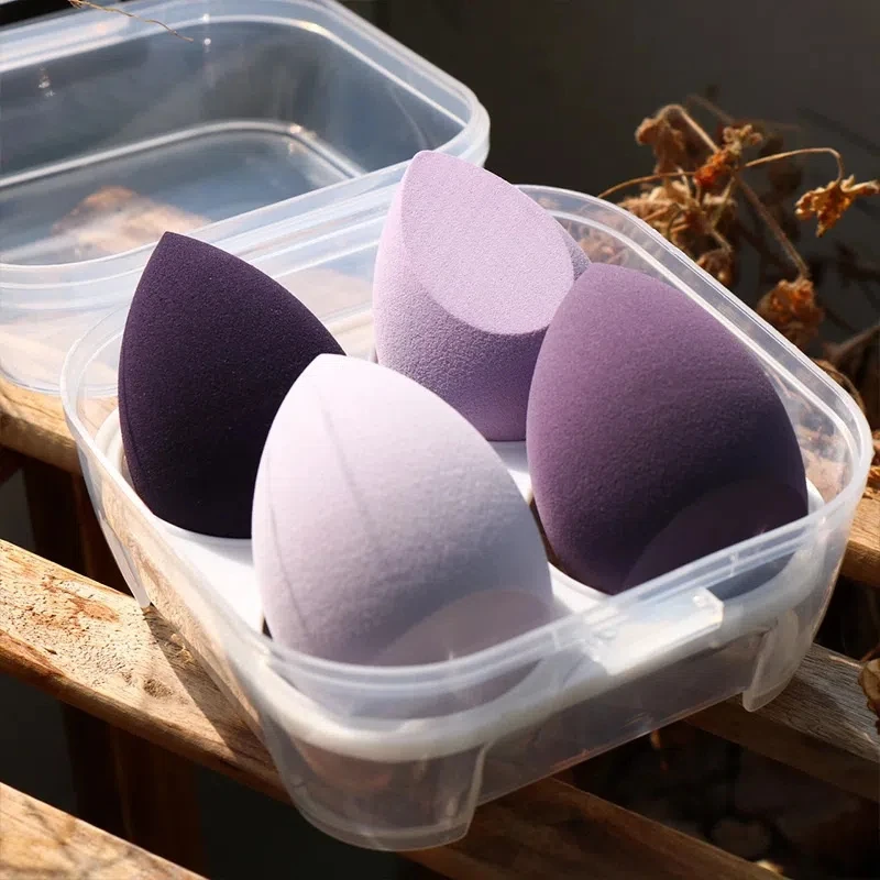 4Pc Beauty Egg Makeup Blender Cosmetic Puff Makeup Sponge Cushion Foundation Powder Sponge Beauty Tool Women Make Up Accessories