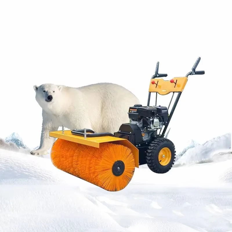 New Hydraulic Snowplow Garden Mini Thrower Snow Sweeper Electric Start Snow Removal Equipment Multifunctional Snowplow view 3