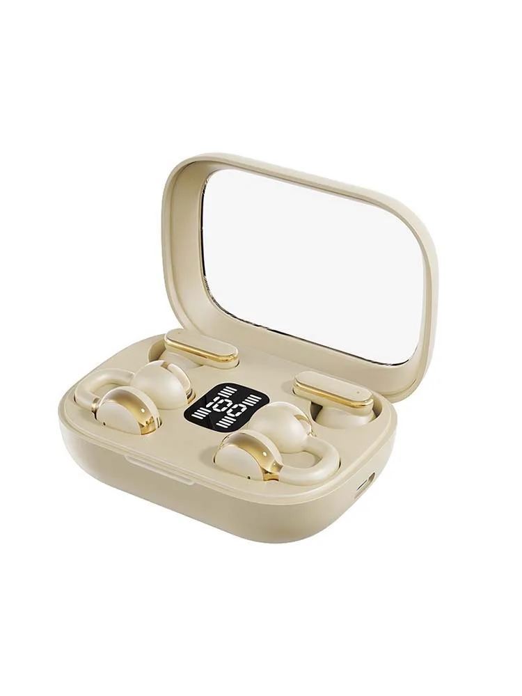 OWS écouteurs sans fil Bluetooth V5.4 HiFi ENC e-sports écouteurs avec deux paires d'écouteurs jeu bureau musique écouteur cadeau