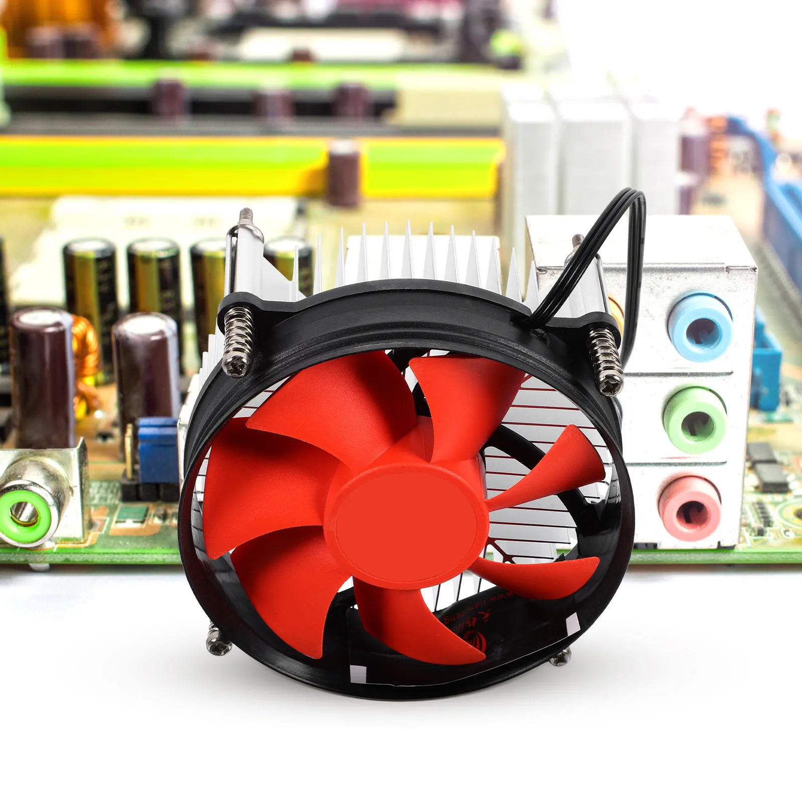 

9Cm 12V Pure Aluminum Heat Sink Fan High Quiet Cooling For 55W Cpu Platform Low Profile Computer Cpu Cooler