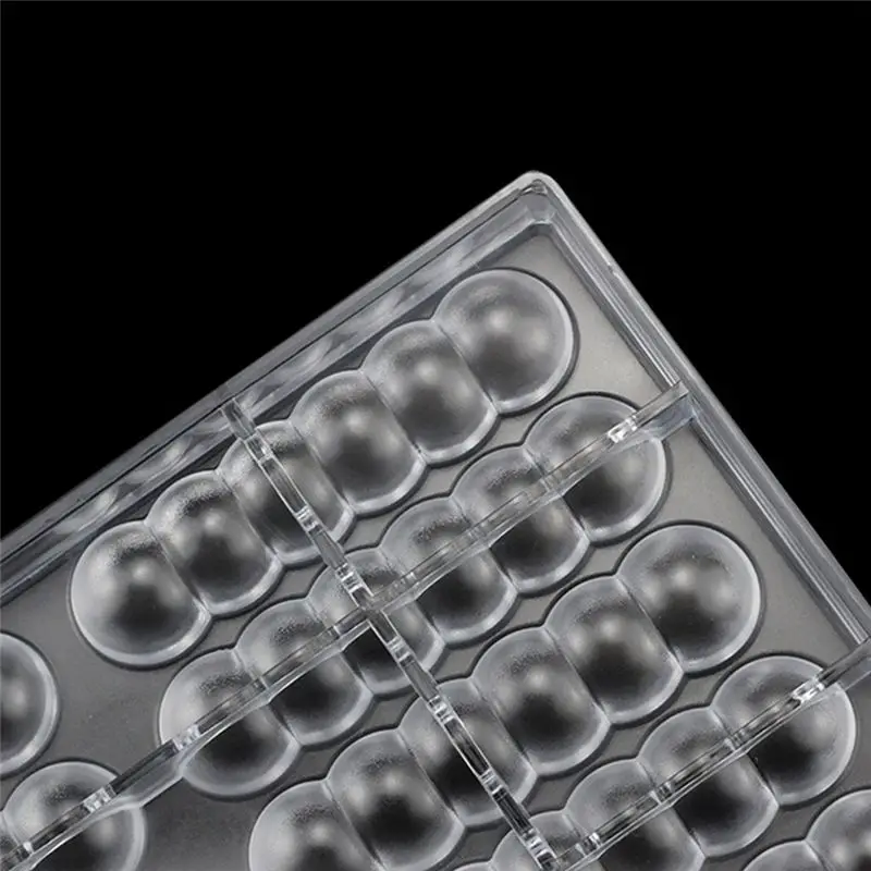 VEHO-10 Cavity Chocolate Mould Half Round Gourd Shape Cake Mould Cake Mould For Bakeware Candy Pastry Bakery Tools